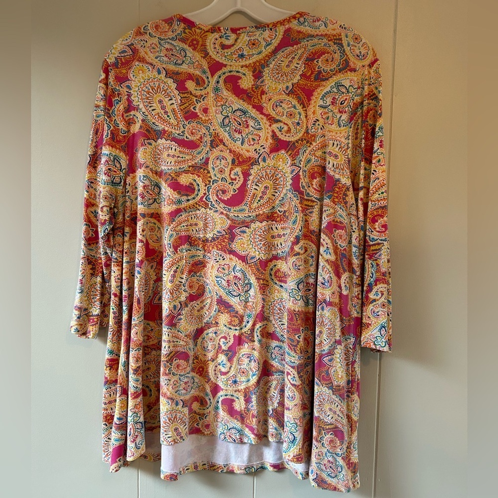 Jessica London Paisley Print Top - Picture 5 of 5